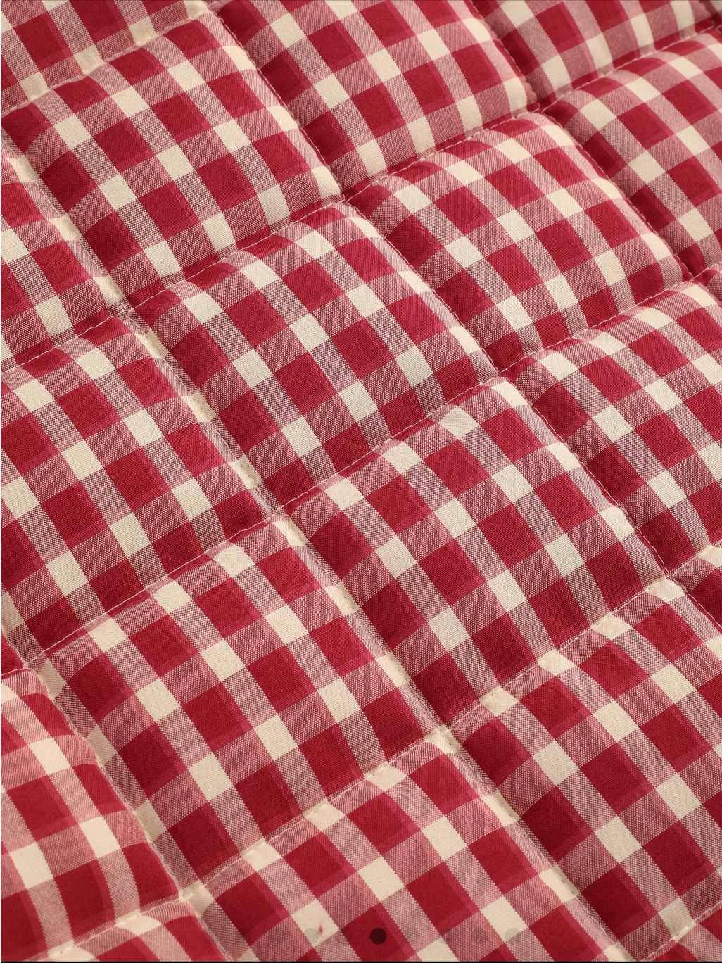 Nwt Cider Oversized Contrast Check Tie Front Bow Vest — image 6 of 8